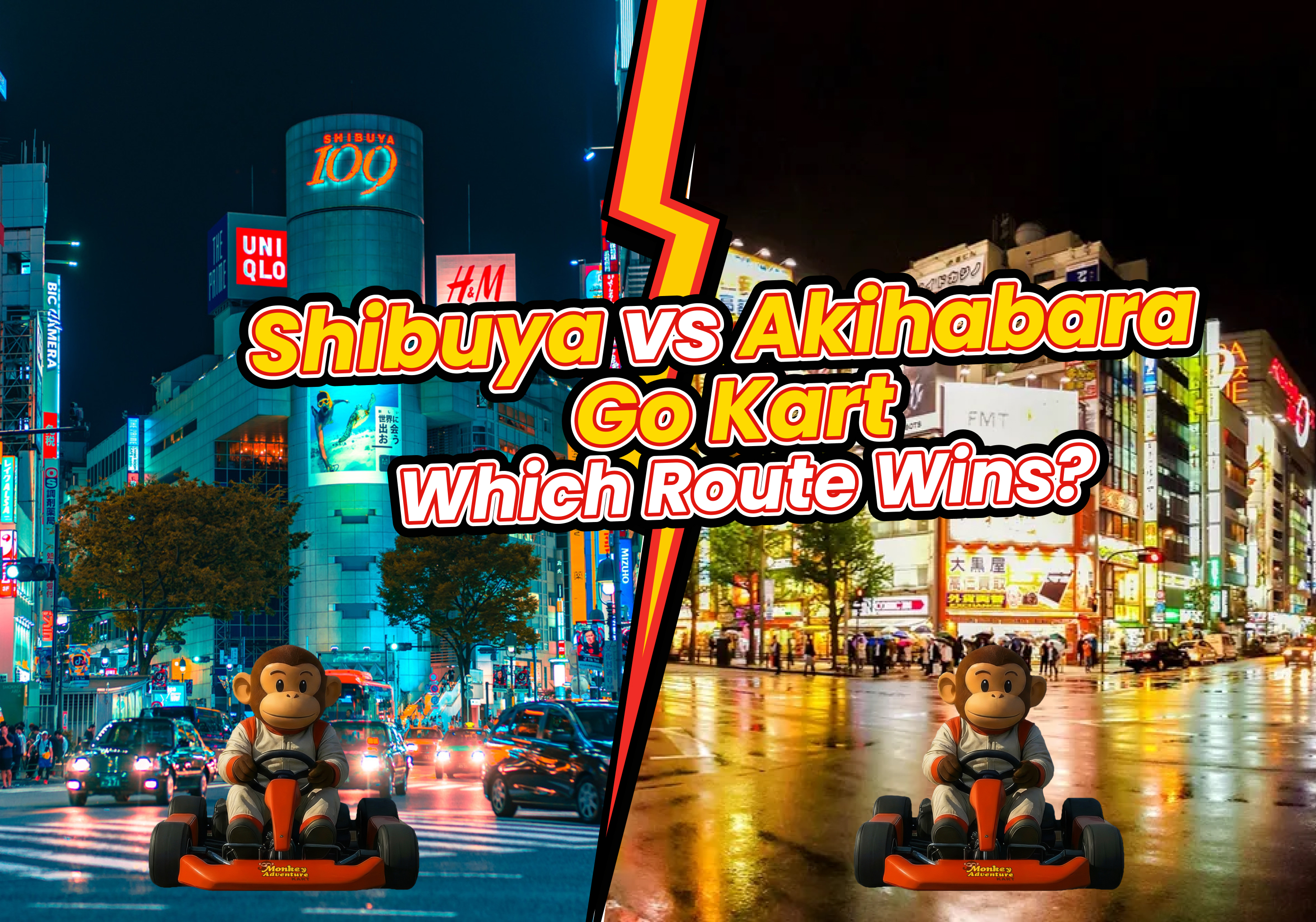 Shibuya vs Akihabara Go Kart: Which Route Wins?